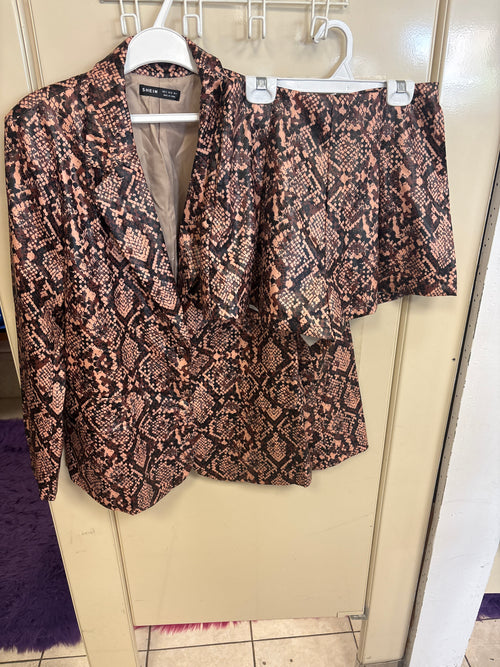 Ensemble imprimé serpent — taille 4