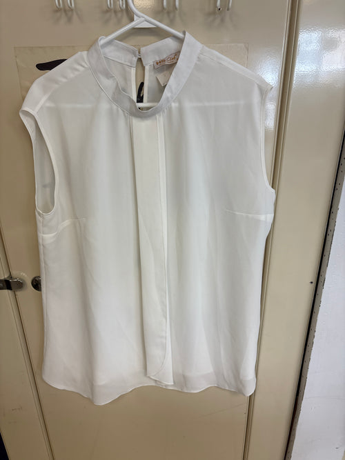 Blouse blanche sans manches — taille 48