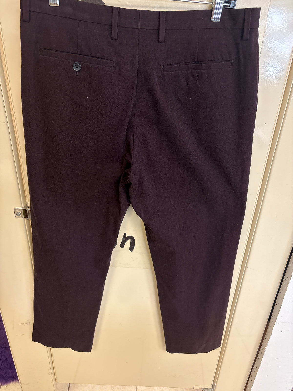 Pantalon habillé aubergine — 32/30 — photo 2