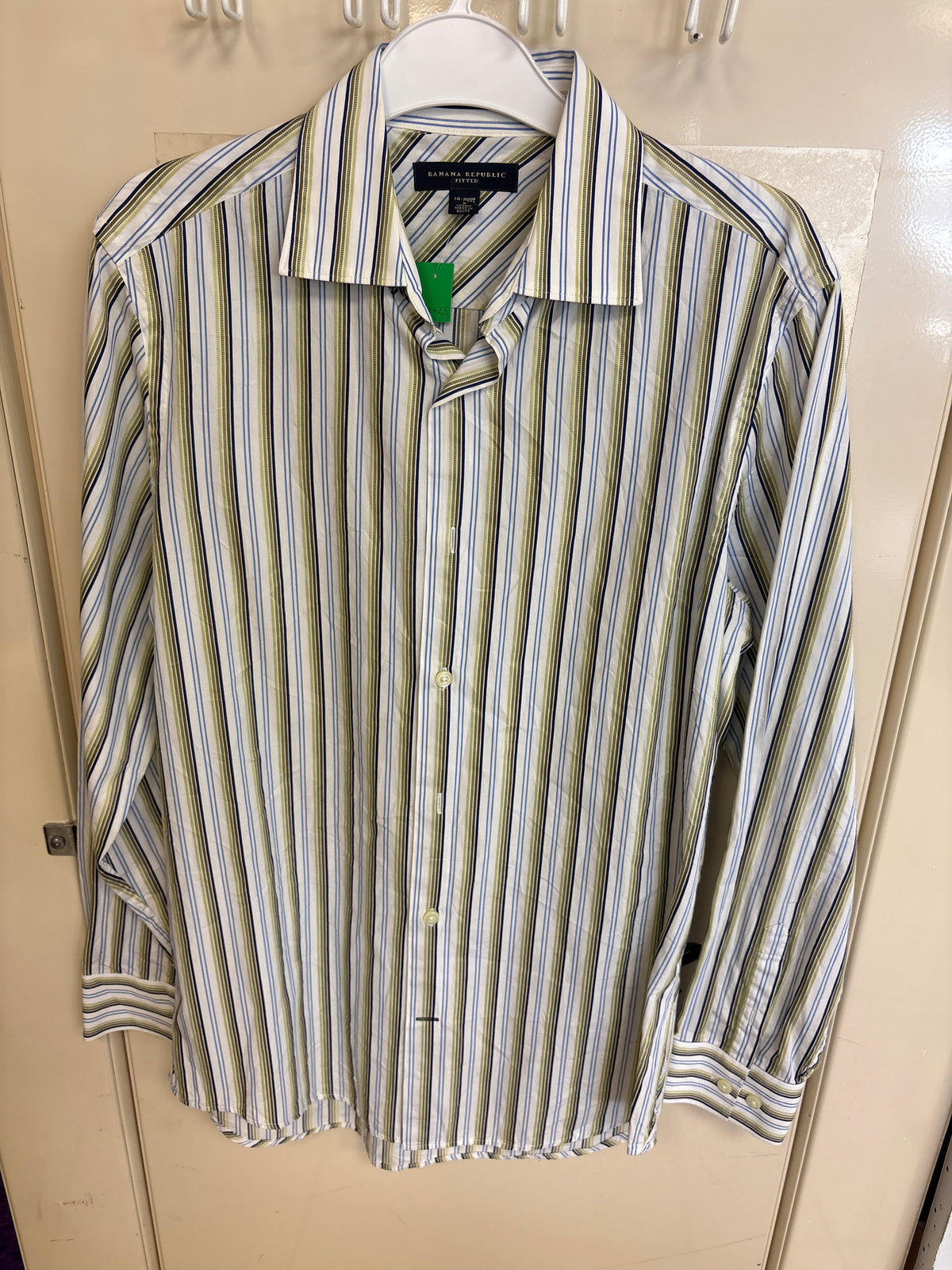 Chemise rayée Banana Republic — taille 14–14,5 — photo 1