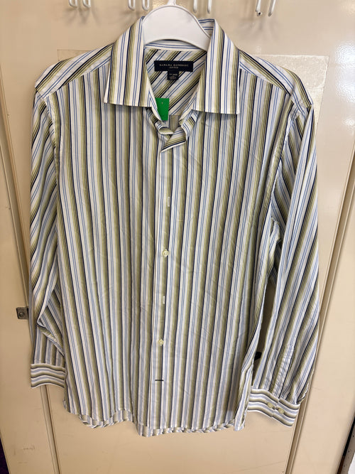 Chemise rayée Banana Republic — taille 14–14,5