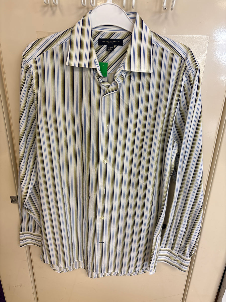 Chemise rayée Banana Republic — taille 14–14,5 — photo 1